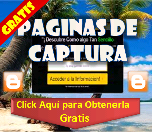 Pagina de Captura Gratis Blogger