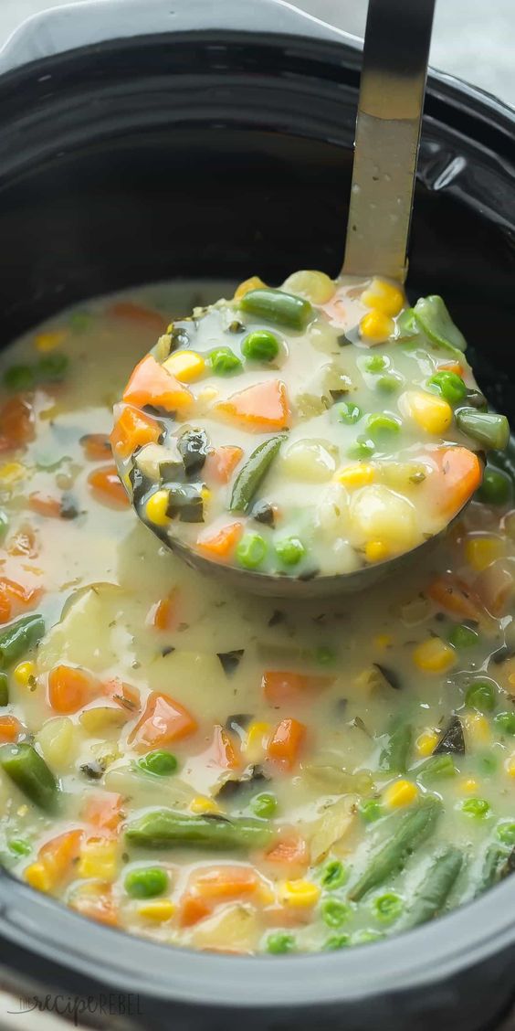 Favored Vegetarian Recipes Slow Cooker Your Family Love It the chunky