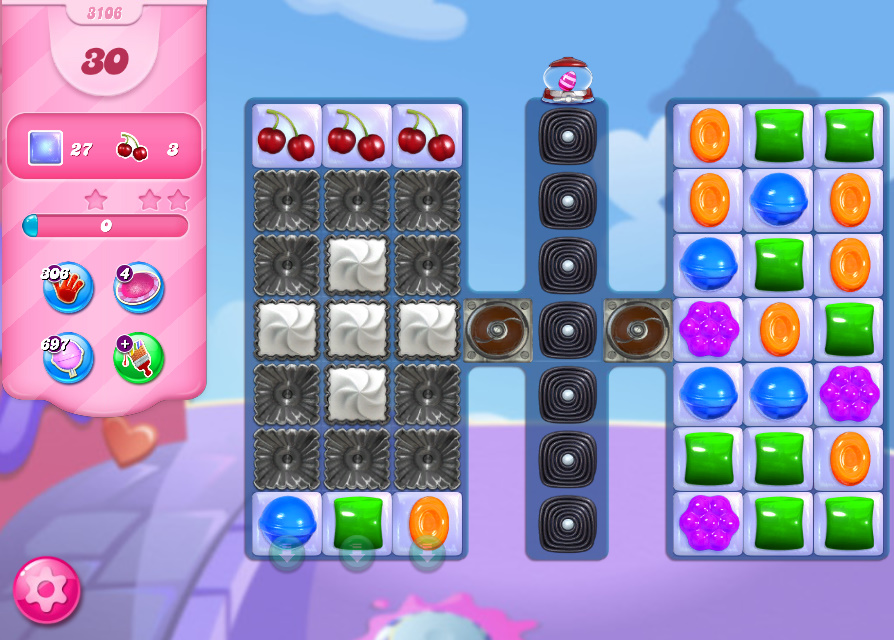 Candy Crush Saga level 3106 Candy Crush Saga level 3106
