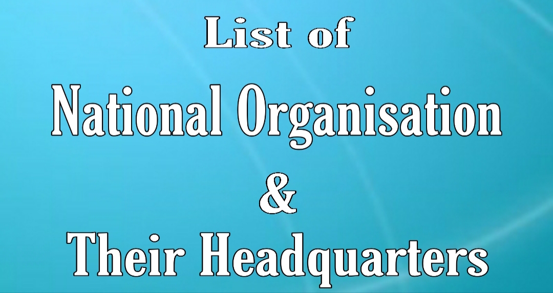List Of National Organizations