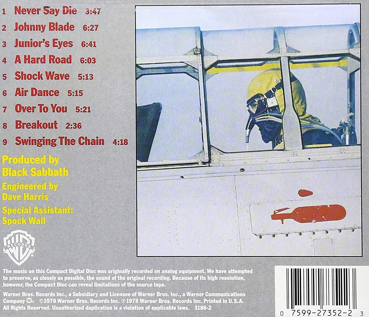 Classic Rock Covers Database Black Sabbath Never Say Die! (1978)