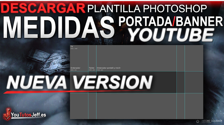 Descargar Medidas Exactas de la Portada o Banner de Youtube 2018 - Plantilla Photoshop