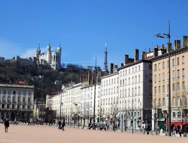 Things to do in Lyon France in 3 days: Place Bellecour, the largest open square in Europe