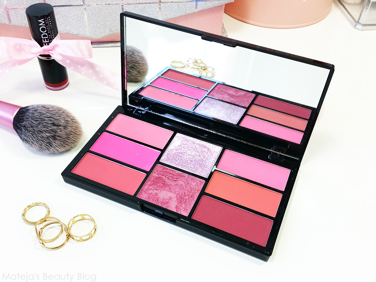 Freedom Pro Blush Palette Pink and Baked Mateja's Beauty Blog