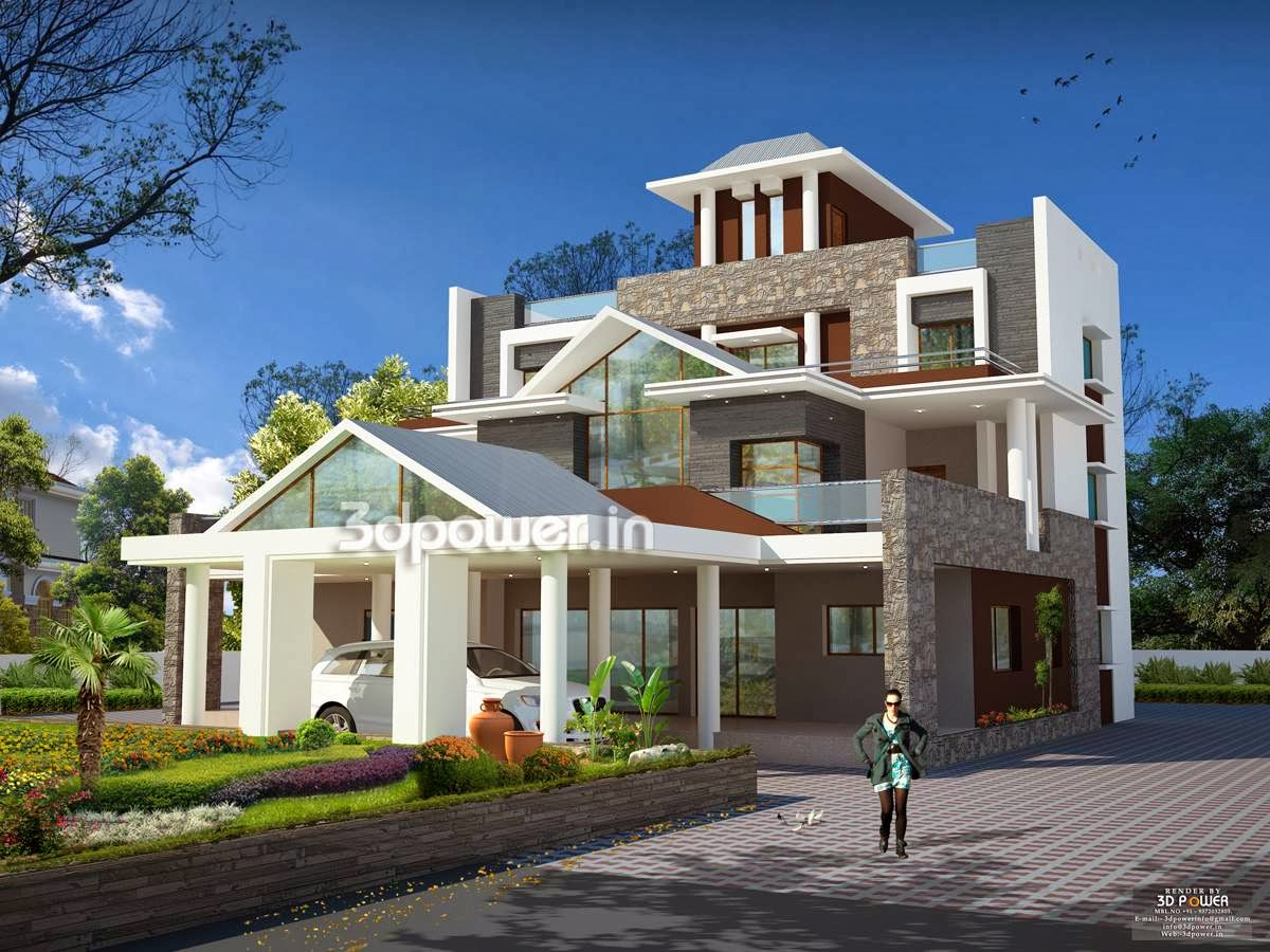 Beautiful House/ Bungalow Plans With Photos In India