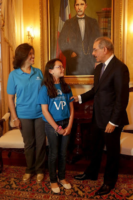Niña de 11 años asume rol de vicepresidenta por un día