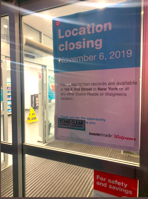 Ev Grieve 2 Neighborhood Duane Reade Locations Are Closing This Week