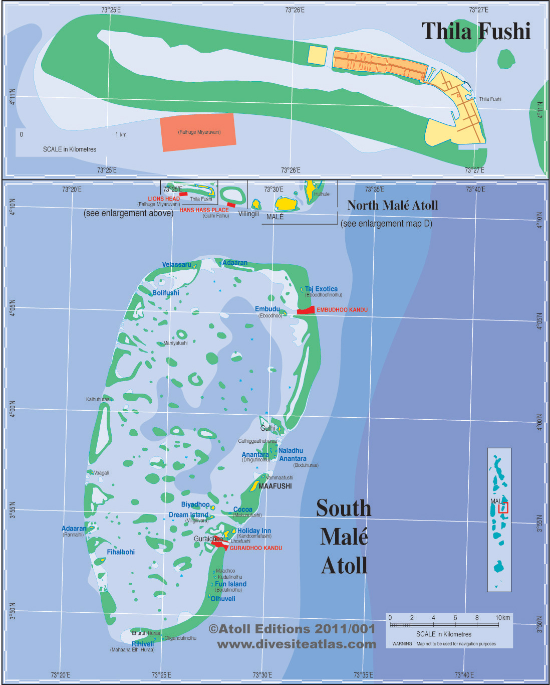 Mapas de Malé Maldivas MapasBlog