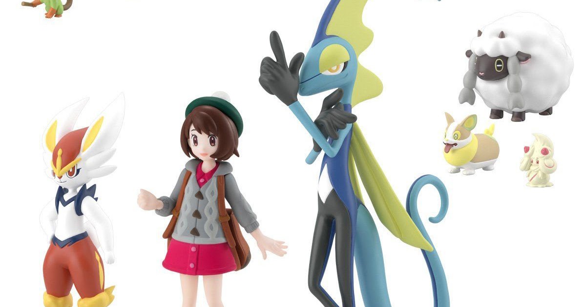 Figurine Pokémon Nessa (Gym Leader De Galar) - Scale World 1:20 Bandai - D'occasion, Très Bon état - 2020