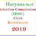 Haryana HSSC Clerk Online Form 2019