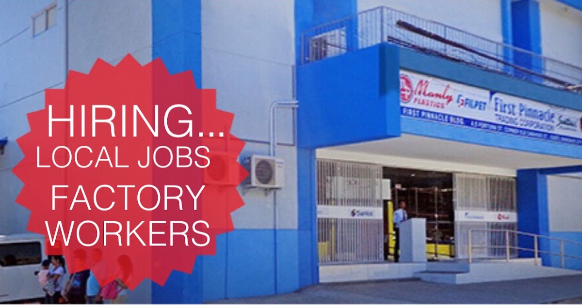 Valenzuela Hiring Factory Worker for Manly Plastic Inc. PINOY REFRESHER