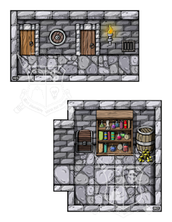 Two rooms from the Goblin's Den