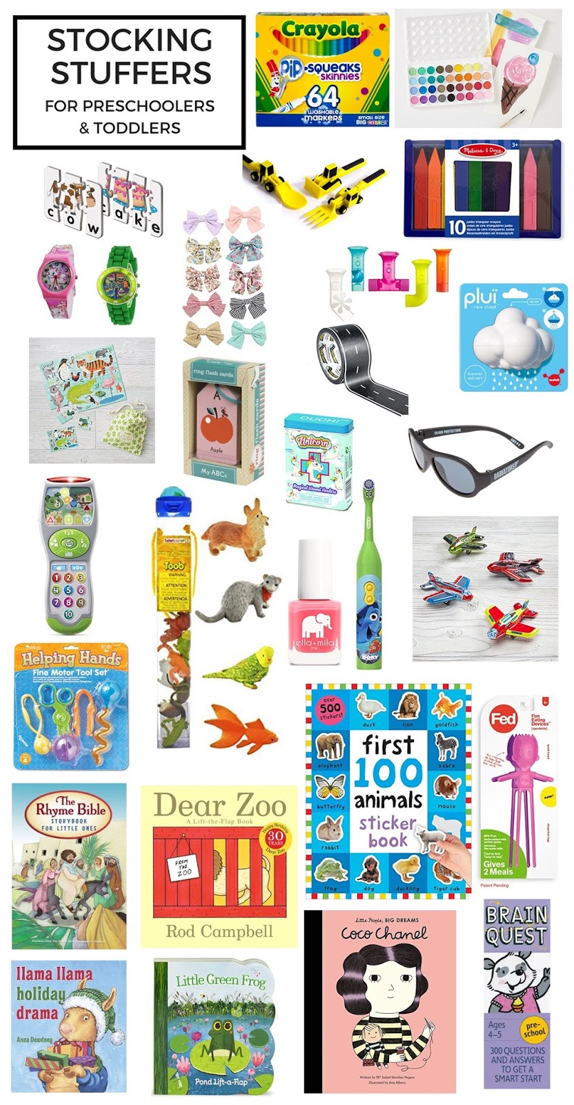 stocking stuffers for preschoolers