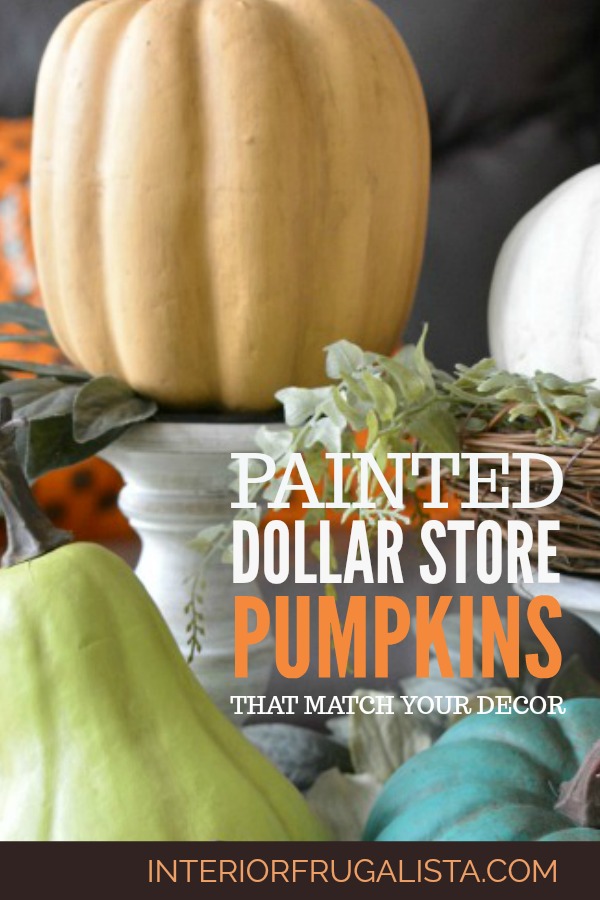 Dollar Store Pumpkins Painted To Look Amazing With Your Decor - The ...