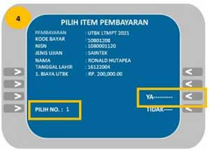 Cara Pembayaran UTBK Lewat ATM Mandiri