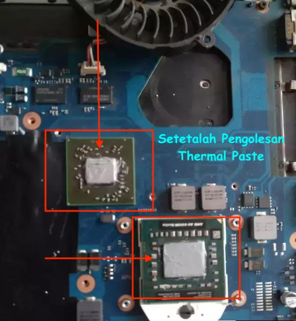 mengganti thermal paste CPU mengganti thermal paste CPU