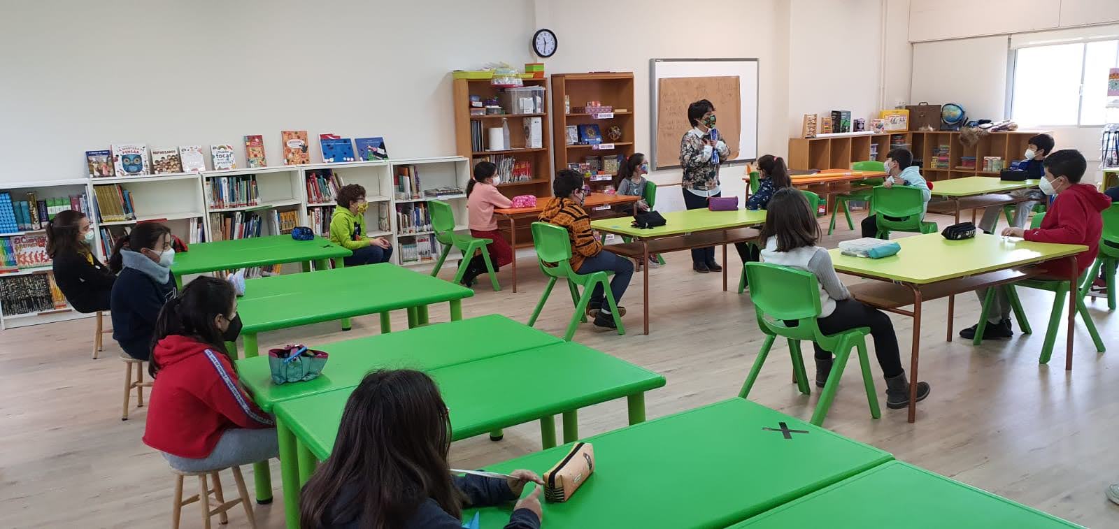 Estefanía Padullés na Biblioteca