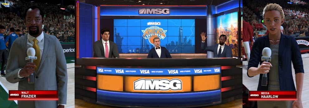 Knicks/MSG Broadcaster Pack by Vetmin | NBA 2K22
