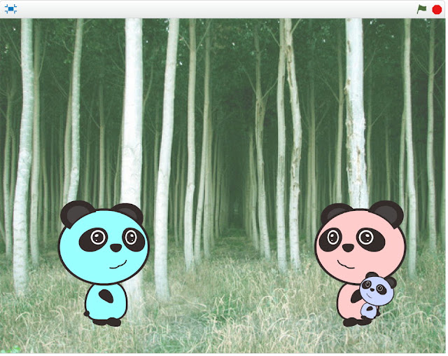 資訊社團_雙園創客天地: 08_mBot_按鈕：按鈕啟動Panda趴趴走