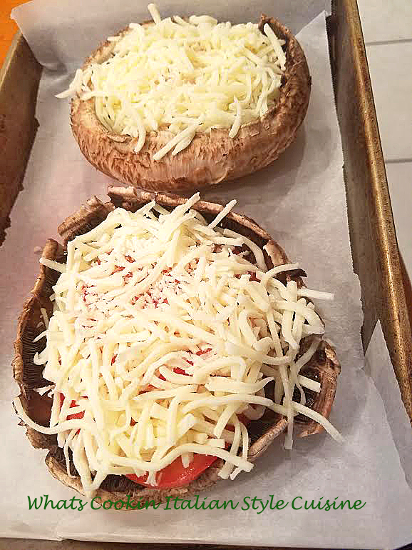 Caprese Stuffed Portabello Mushroom Recipe Video | What's Cookin