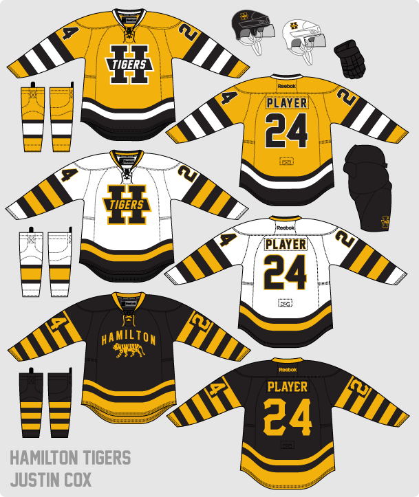 hamilton tigers hockey jersey