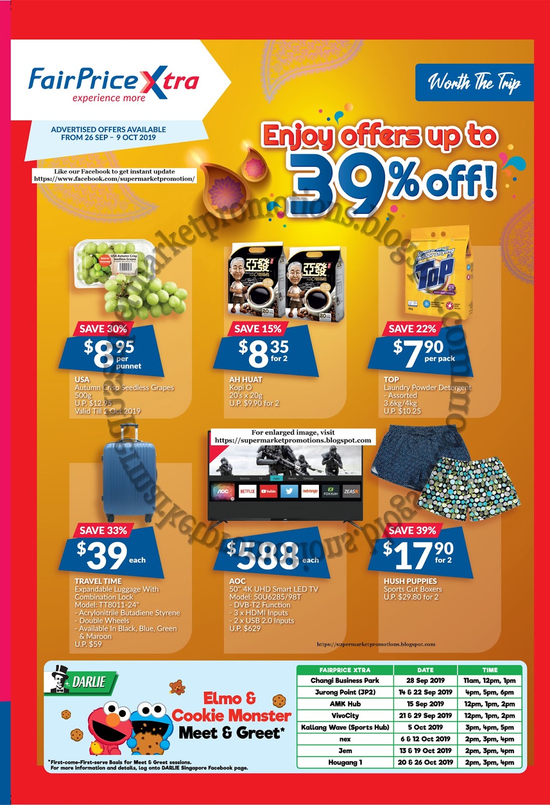 hush puppies luggage ntuc