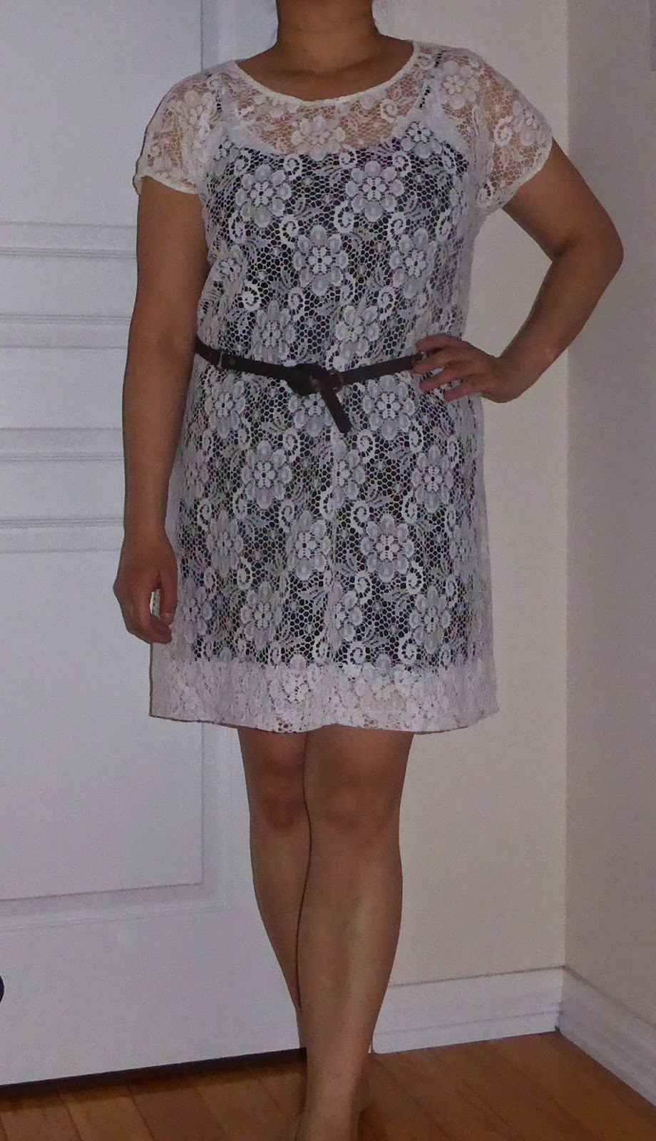 Refashion Coop Lace Tablecloth to Lace Dress