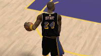 NBA2K12 Los Angeles Lakers Retro Black Alt Jersey Patch