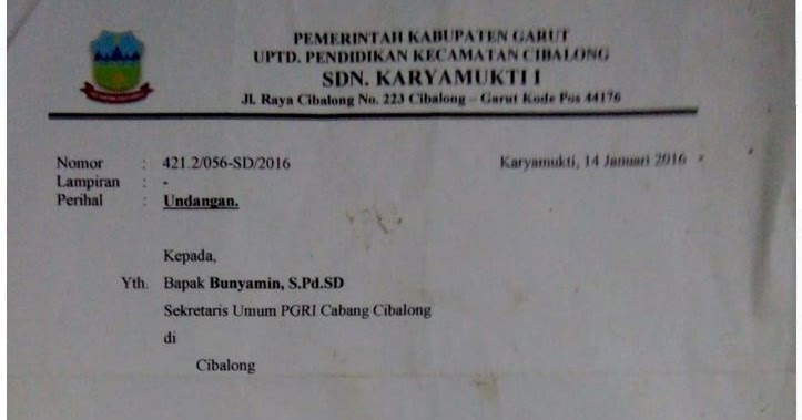 Contoh Surat Undangan Pelepasan Guru Menjadi Kepala Sekolah Guru Jumi