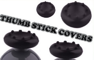 CONTROLLER THUMB STICK COVERS BLACK