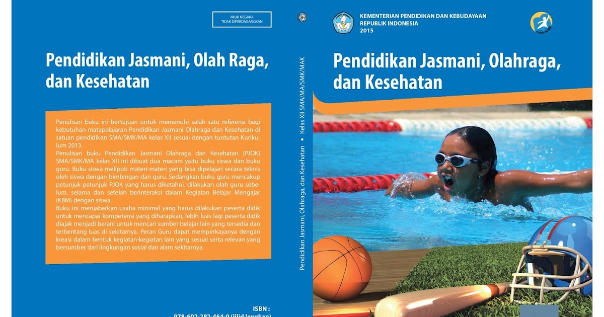 Buku PJOK Kelas 12 Kurikulum 2013 Revisi 2016/2017 Buku