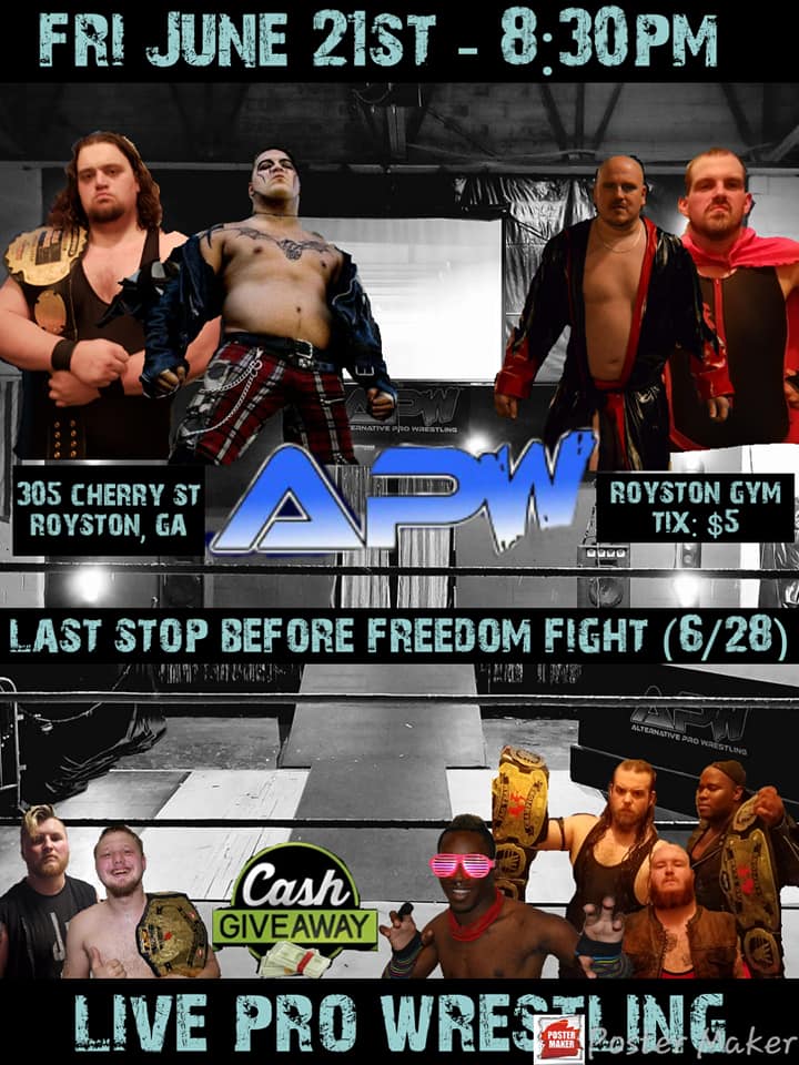 Alternative Pro Wrestling Results from Royston on June 14