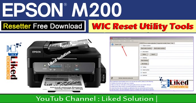 Epson printer by WIC Reset tools free Download