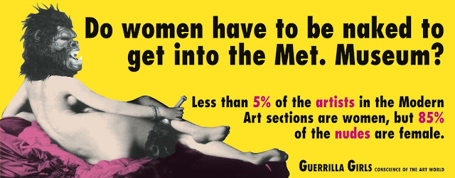 10 Controversial Artworks that changed the Art World/AGuerilla Girls, Do Women need to be stripped to get into the Met. Exhibition hall?, 1989 Guerilla Girls, Do Women need to be stripped to get into the Met. Exhibition hall?, 1989