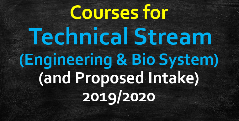 University Courses for Technical Stream Students