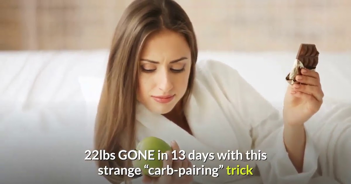 22lbs GONE in 13 days with this strange “carbpairing” trick