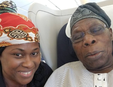 uche jombo flies first with obasanjo
