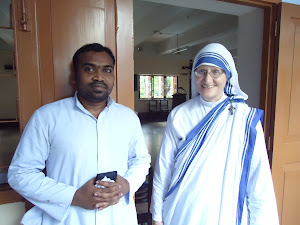 Fr. Varghese visits with Sr. Mary Prema