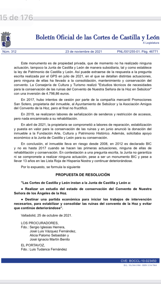 Boletín Oficial de las Cortes de Castilla y León