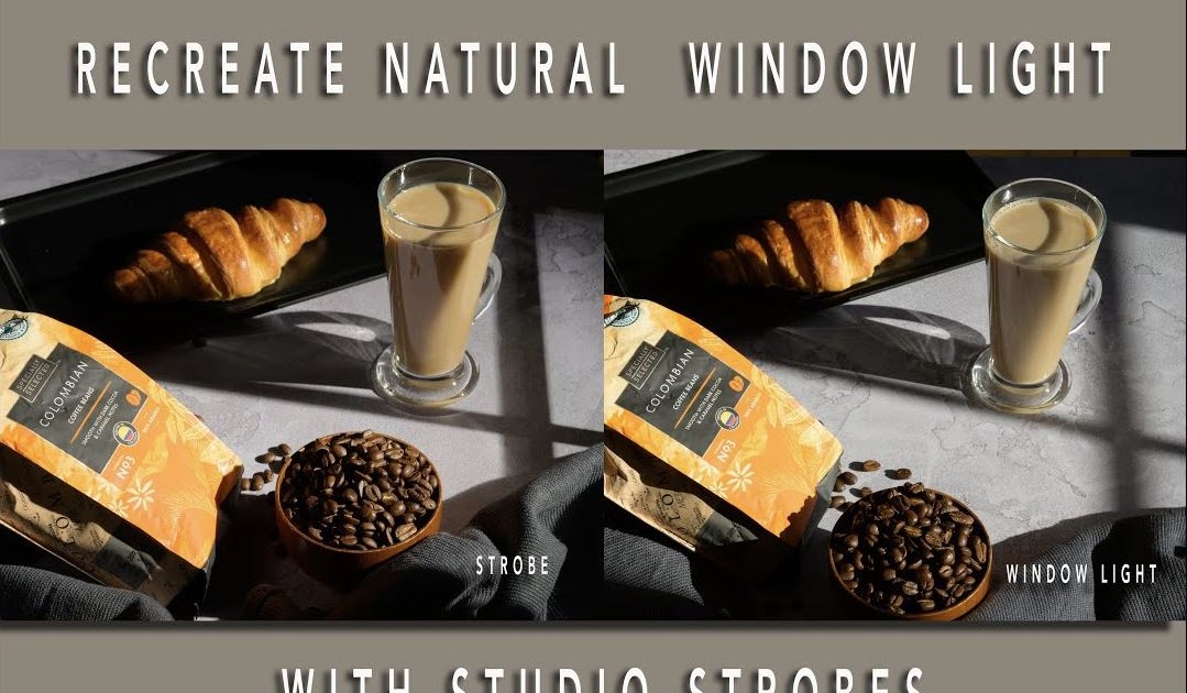 Recreate Natural Window Light Using Strobes For Food Photography
