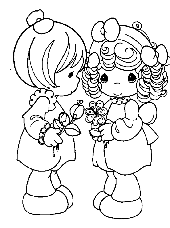 Precious Moments Coloring Pages Learn To Coloring