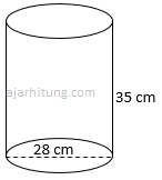 Contoh Soal Dan Pembahasan Volume Tabung Ajar Hitung
