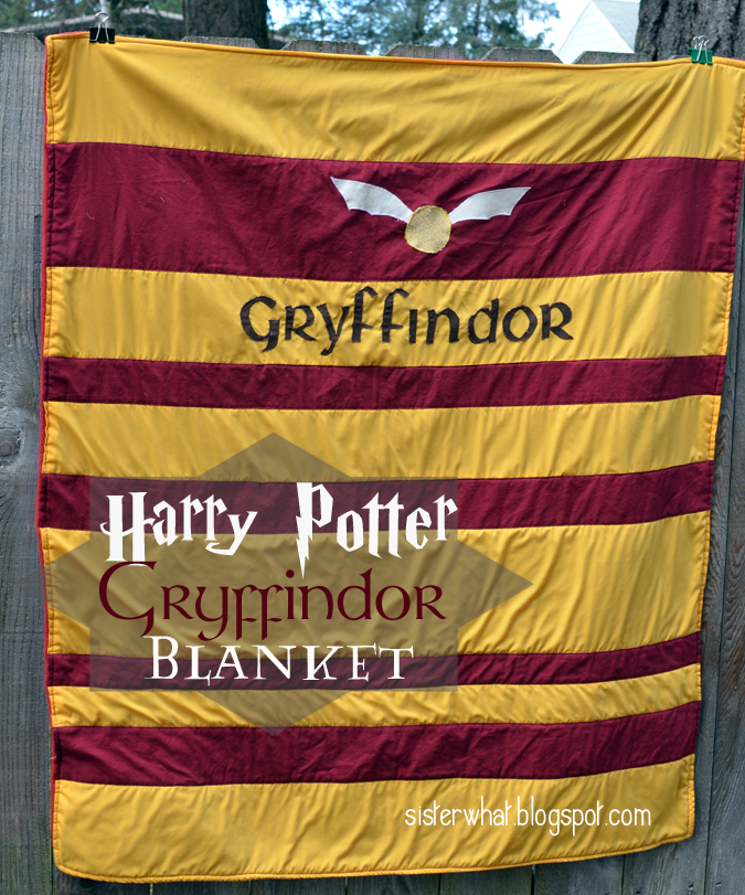 Harry Potter Gryffindor Blanket Sisters, What!