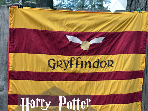how to make a Harry Potter Gryffindor Blanket