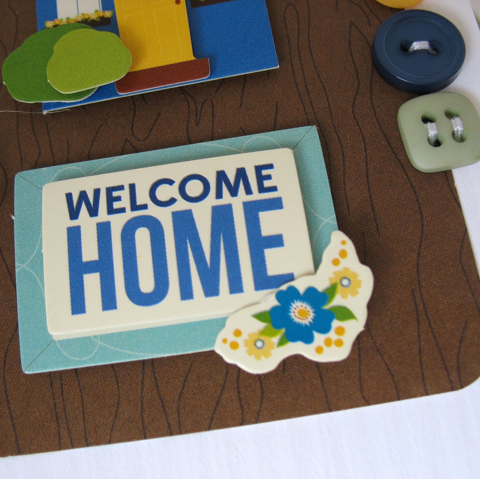 Card-Blanc by Kathy Martin: Welcome Home