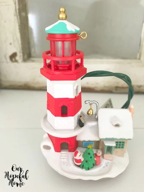 1997 Hallmark lighthouse ornament