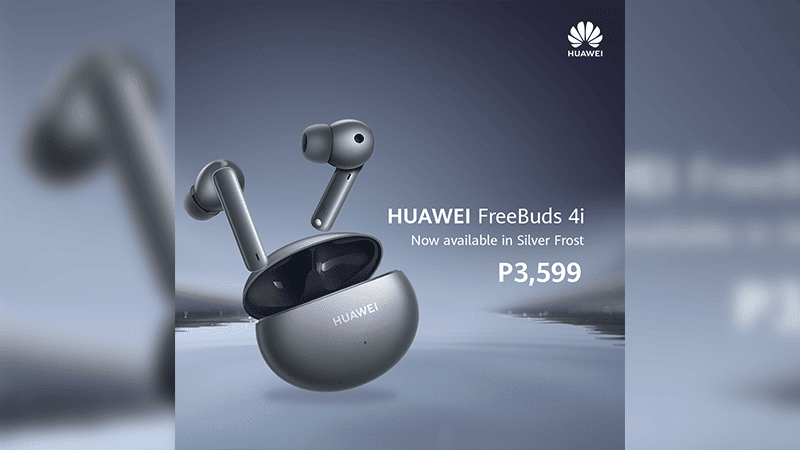 Huawei unveils the NEW Silver Frost variants of the FreeBuds 4i in PH