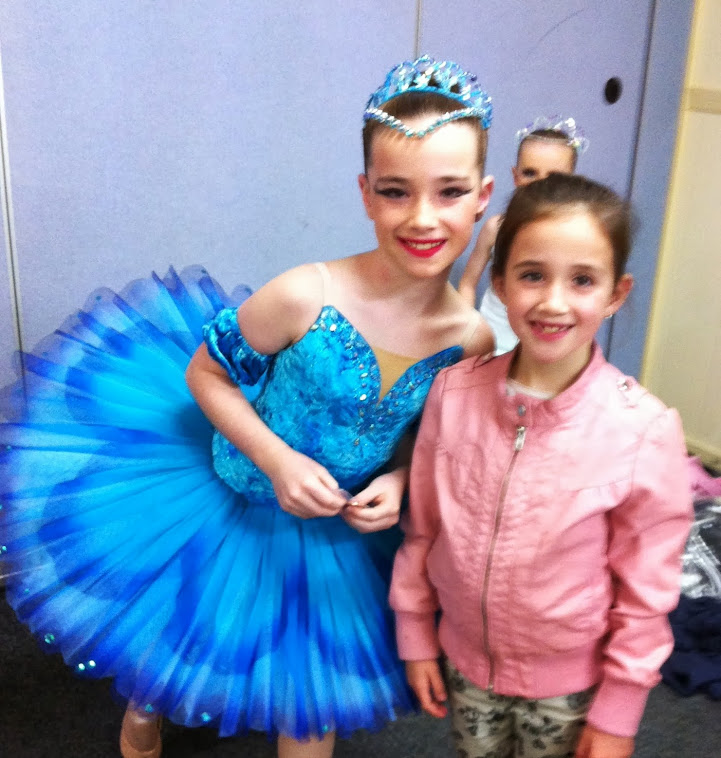 Ella M (and her little sister) in her airbrushed tutu