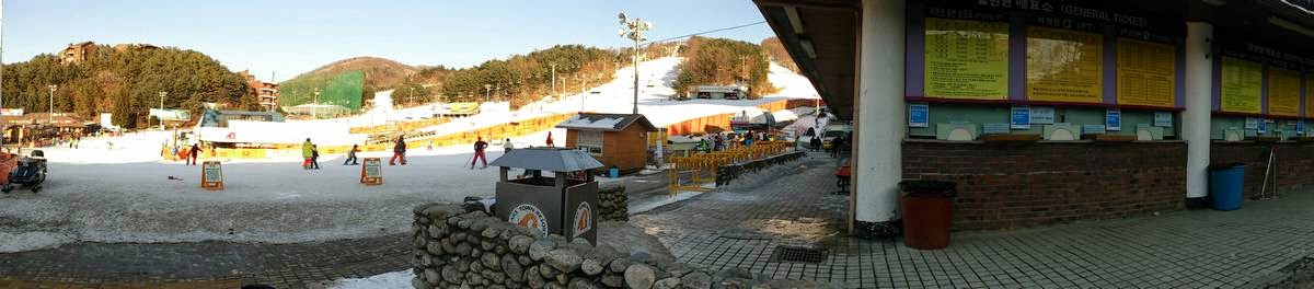 韓國滑雪,熊成滑雪場,首爾附近滑雪場