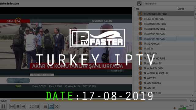  Free turkish IPTV M3U  daily update